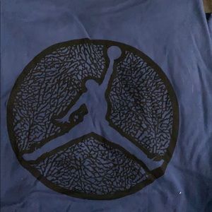 Purple jordan t shirt